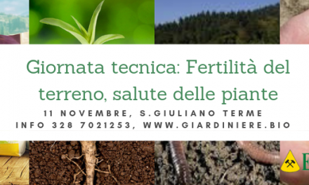 Giornata tecnica a Pisa: fertilità  del suolo e salute delle piante