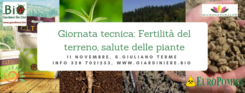 Giornata tecnica a Pisa: fertilità  del suolo e salute delle piante